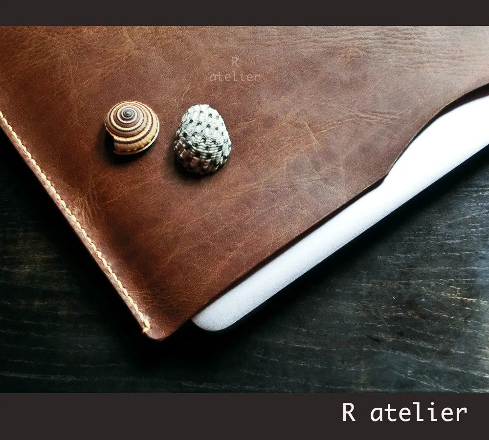 Leather MacBook Air/Pro Notebook Sleeve