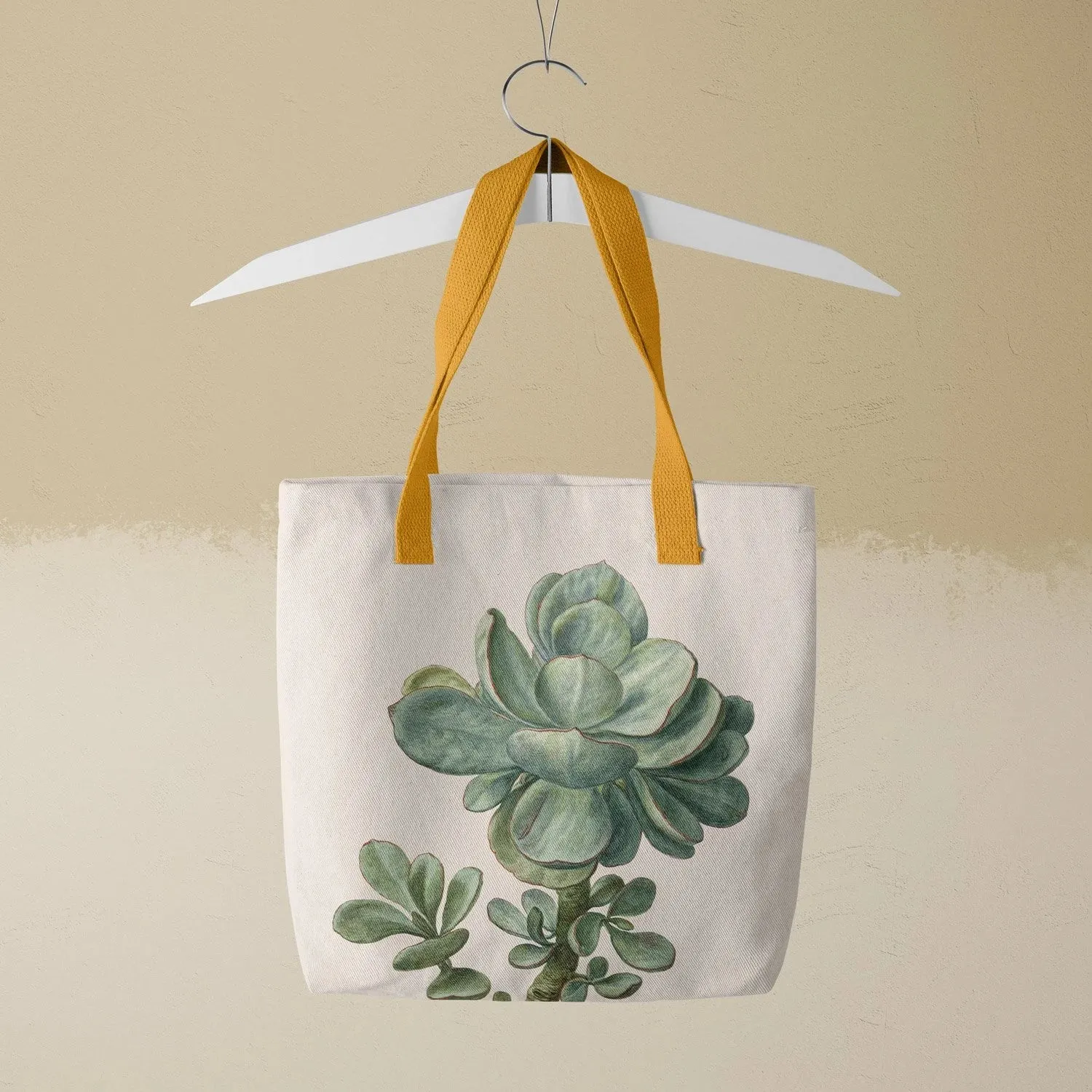 Little Green Man - Desert Trail Succulent Tote Bag