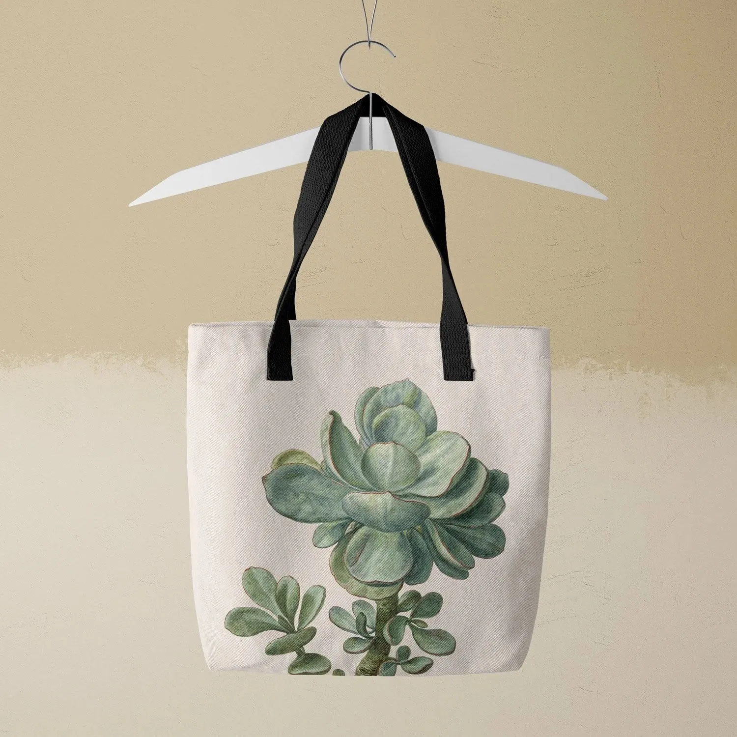 Little Green Man - Desert Trail Succulent Tote Bag