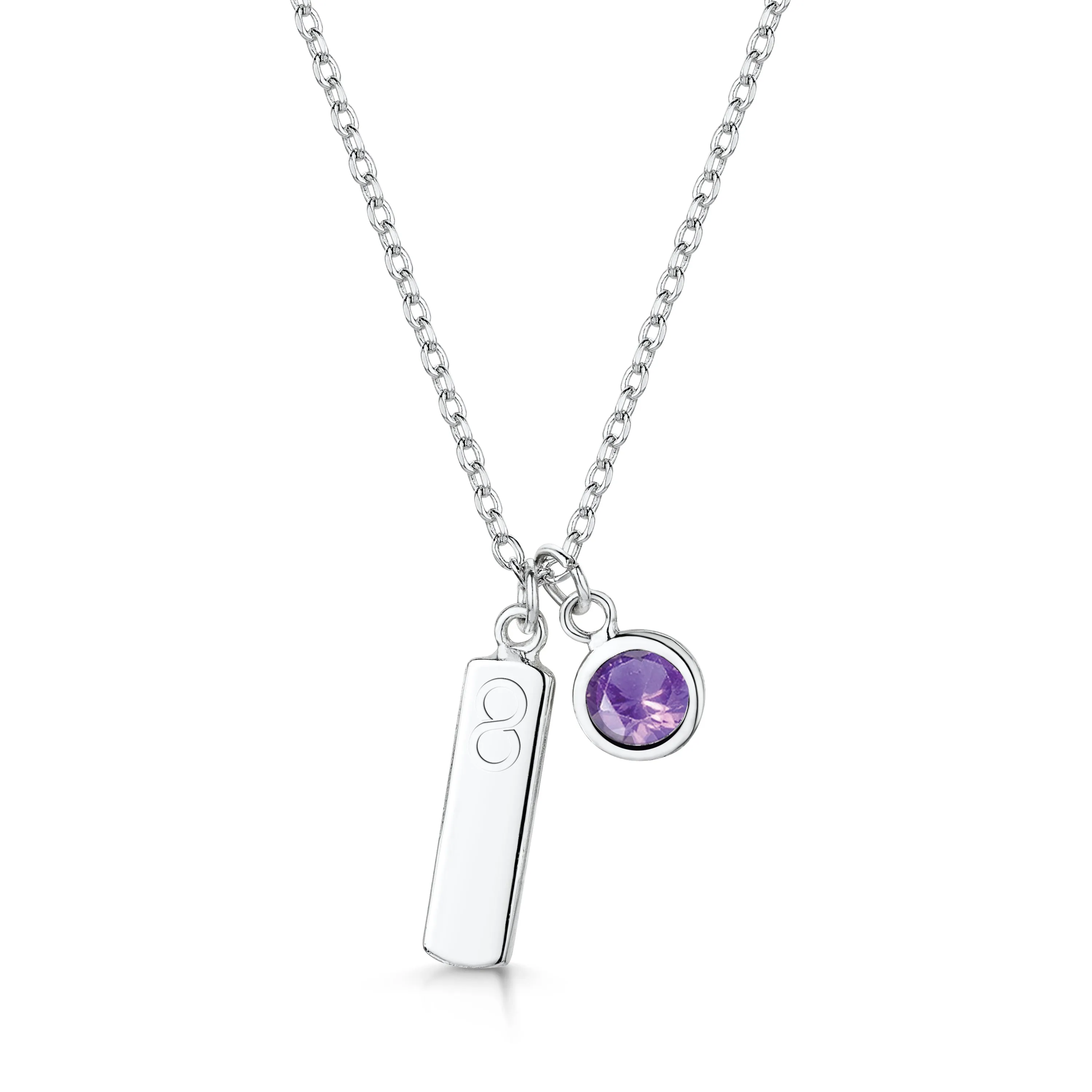 LXI Birthstone Pendant Amethyst/February