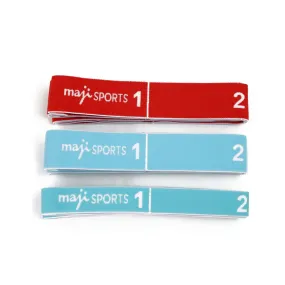 Maji Sports Elastic Yoga Straps Set Of Three