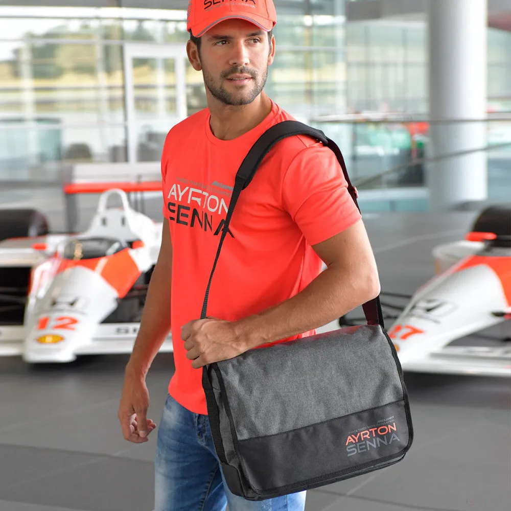 McLaren Laptop Bag, Ayrton Senna, 38x28x11 cm, Black, 2017