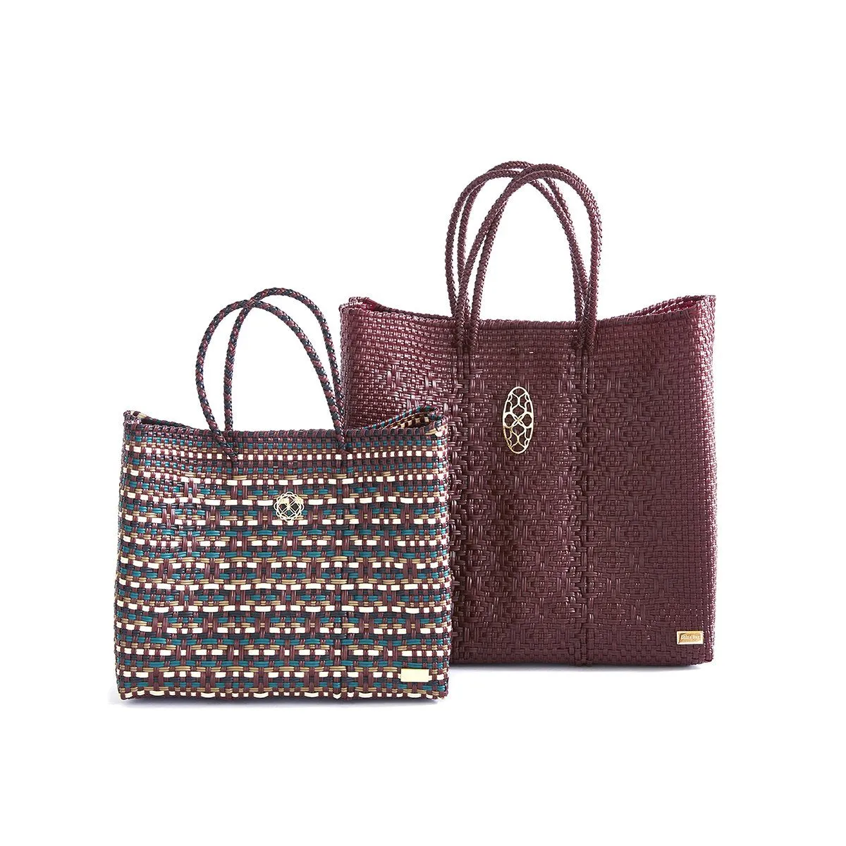 MEDIUM BURGUNDY TOTE BAG