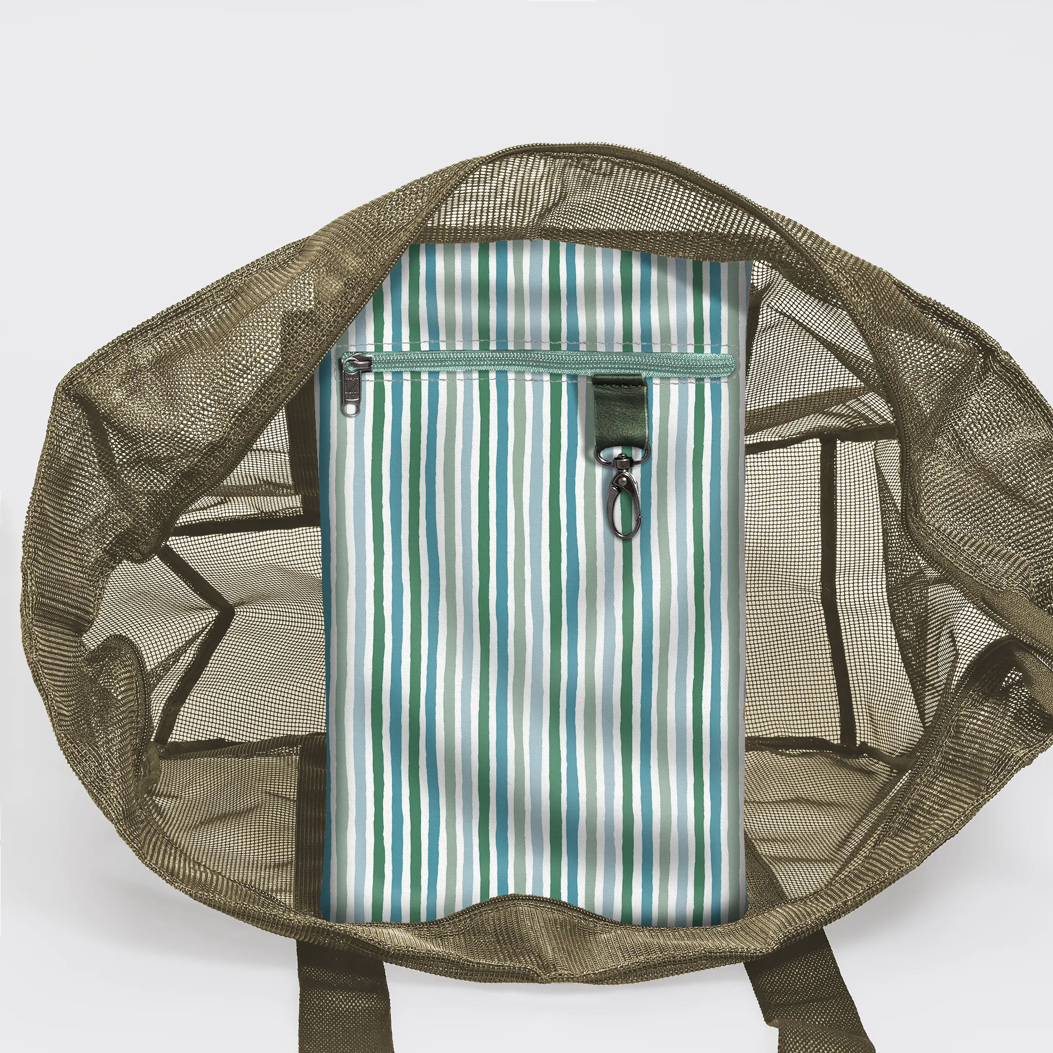 Meshie Large Beach Bag OLIVE