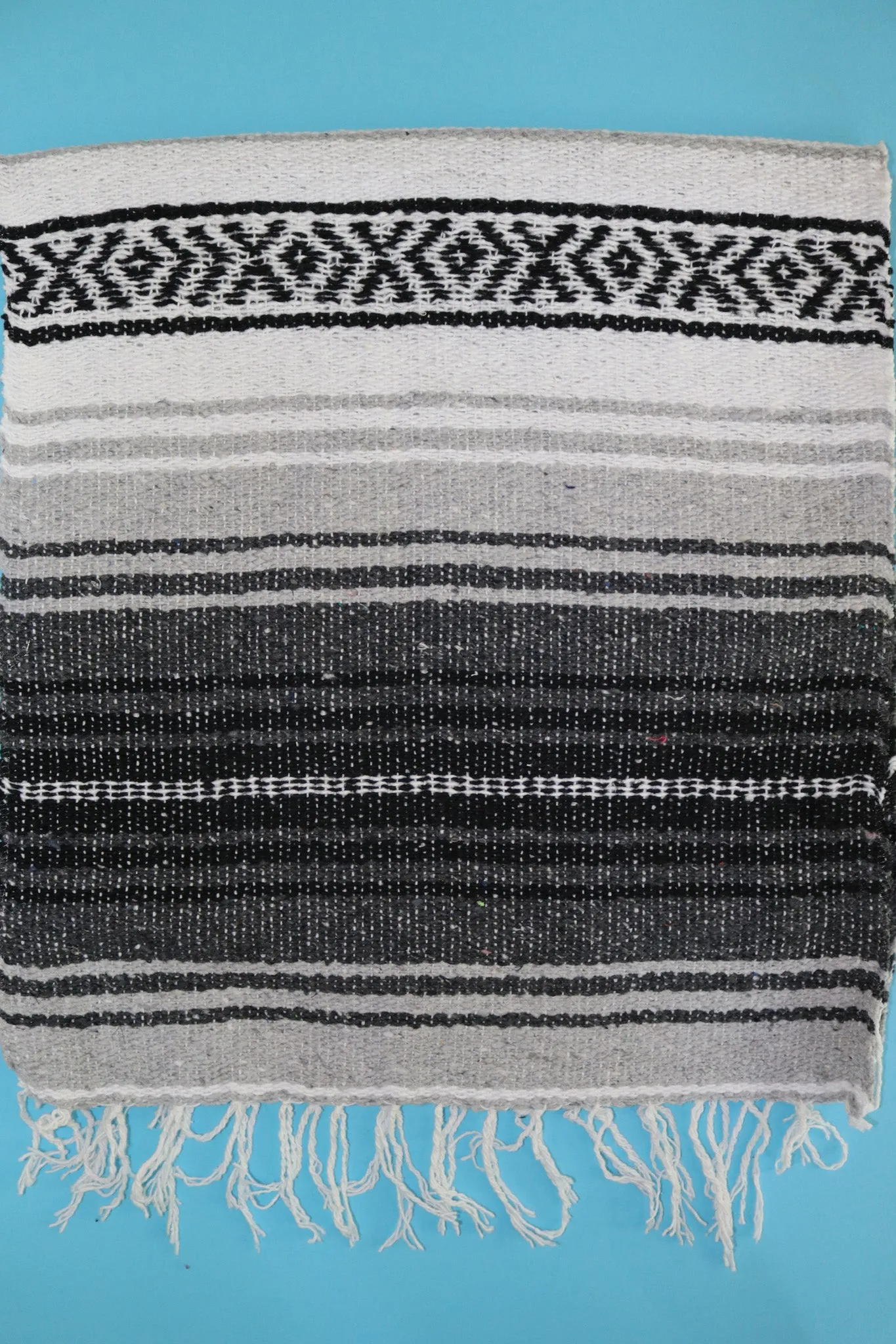 Mexican Falsa Table Runner Grey