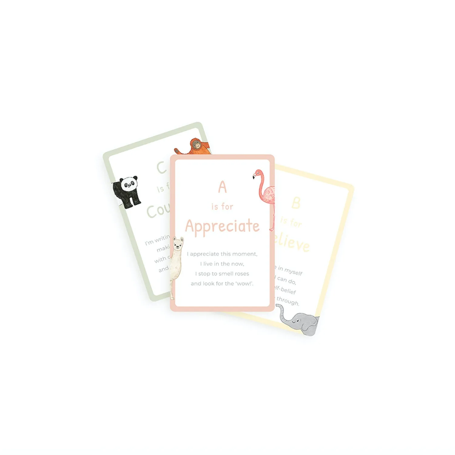 Mindful & Co Kids A-Z Affirmation Cards