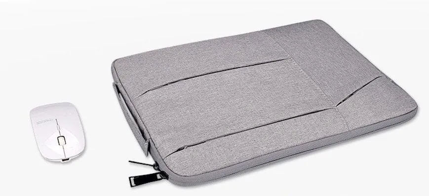 Multifunction High Quality Waterproof Laptop Sleeve Bag-Grey