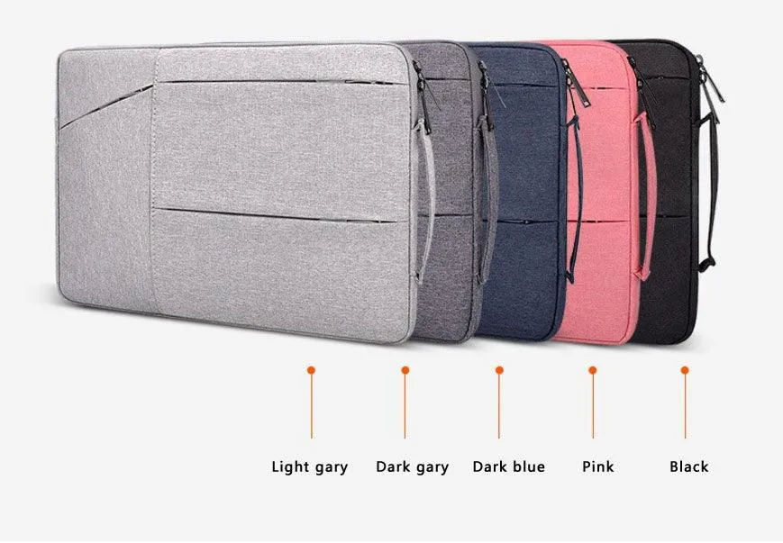 Multifunction High Quality Waterproof Laptop Sleeve Bag-Grey