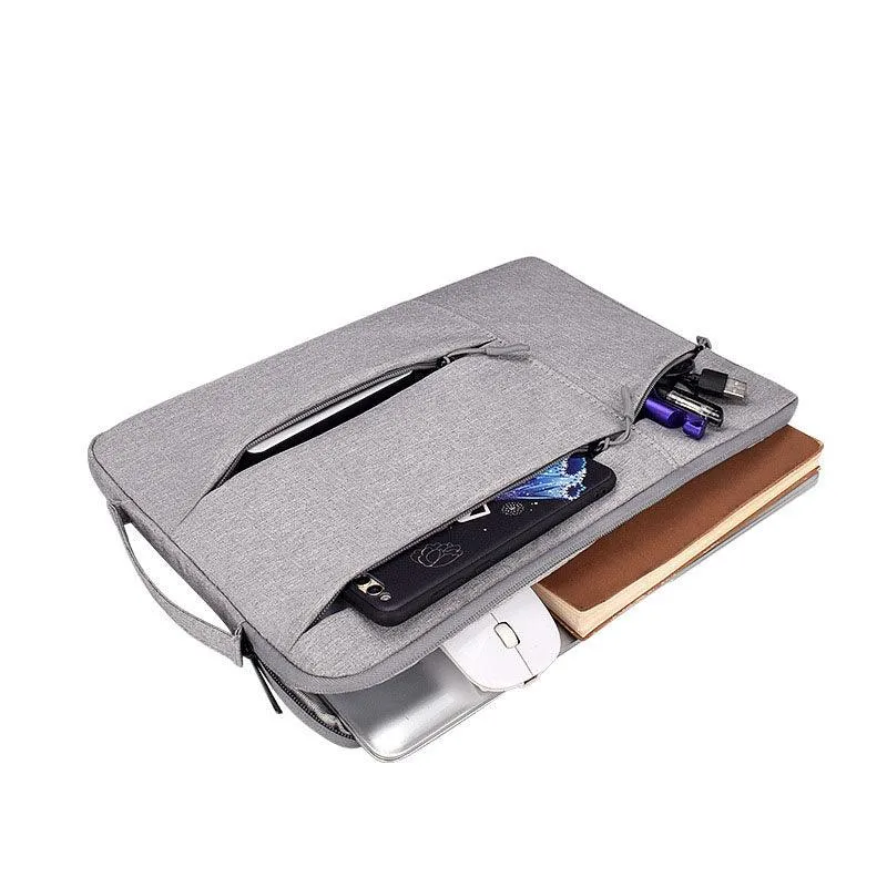 Multifunction High Quality Waterproof Laptop Sleeve Bag-Grey