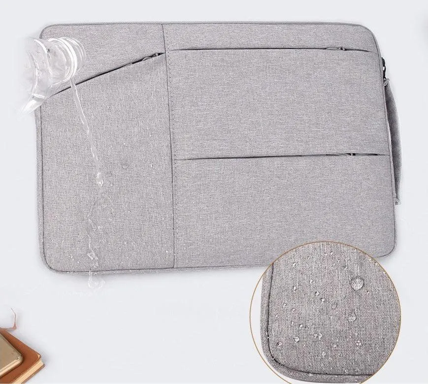 Multifunction High Quality Waterproof Laptop Sleeve Bag-Grey