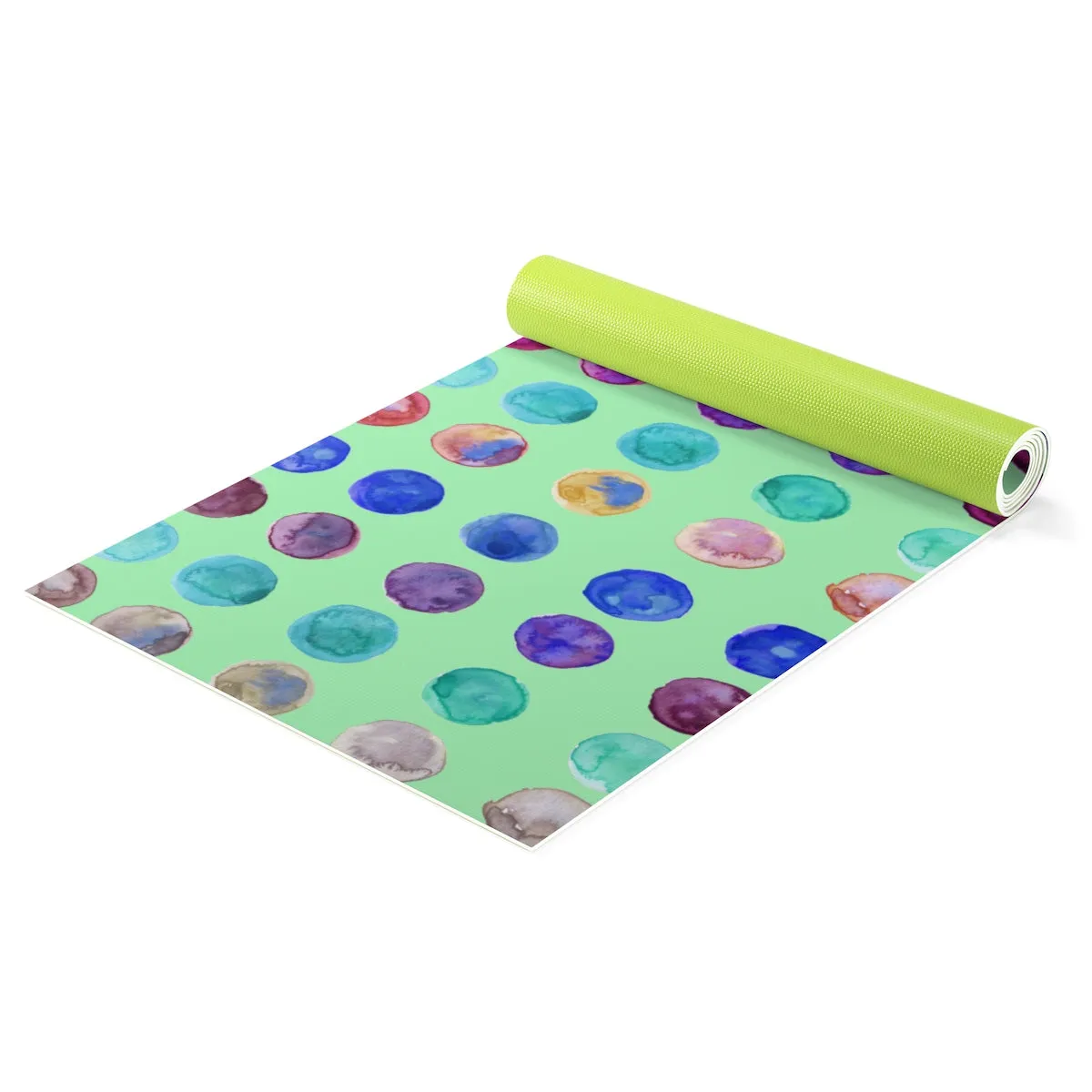 Nakano Central Field Polka Dot Yoga Mat   Yoga Bag Full 2-Piece Set - Made in USA