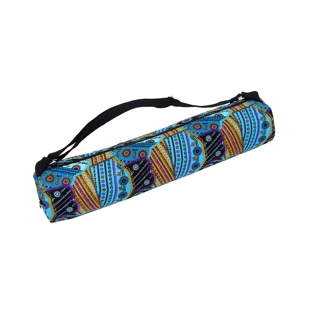 Om Turquoise Yoga Mat Bag Global Groove