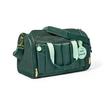 Open Box - Dog and Cat Carrier Duffel Bag - Green - The Cuddle Collab