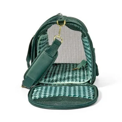 Open Box - Dog and Cat Carrier Duffel Bag - Green - The Cuddle Collab