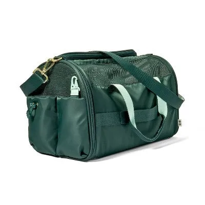 Open Box - Dog and Cat Carrier Duffel Bag - Green - The Cuddle Collab