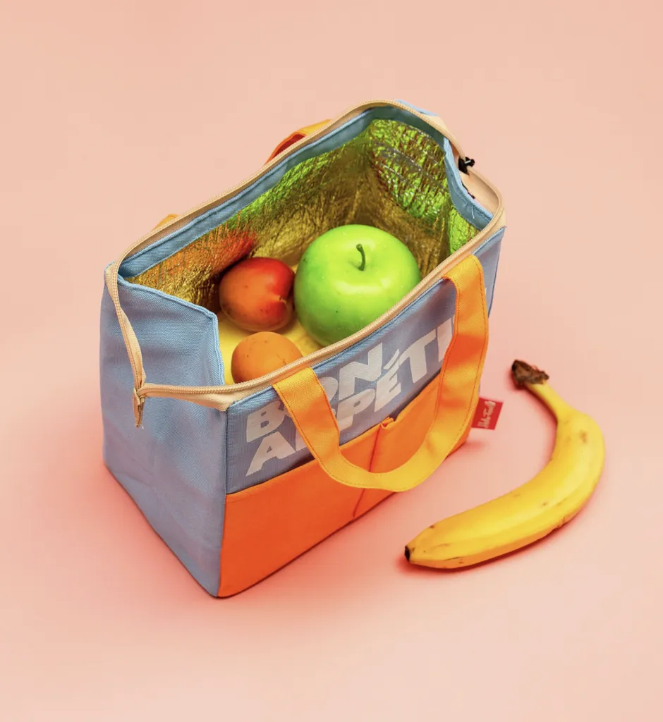 Orange Bon Appetit Lunch Bag