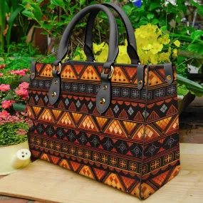 Pattern Mandala Native Leather Bag WCS