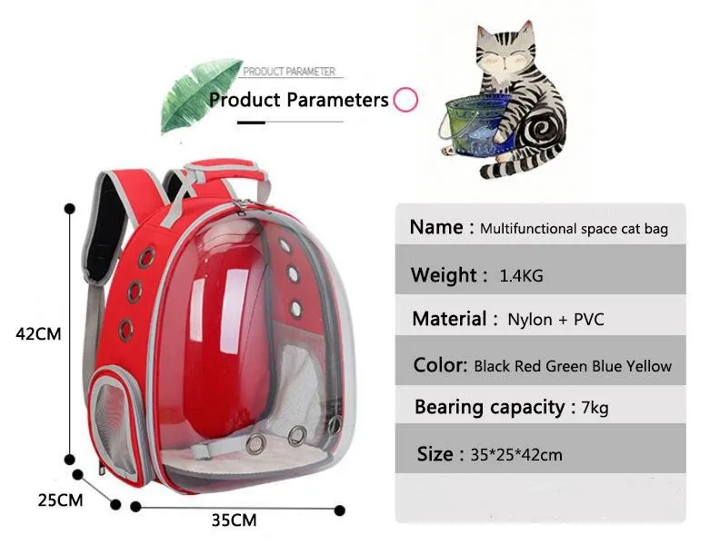 Pawfect View Clear Pet Backpack