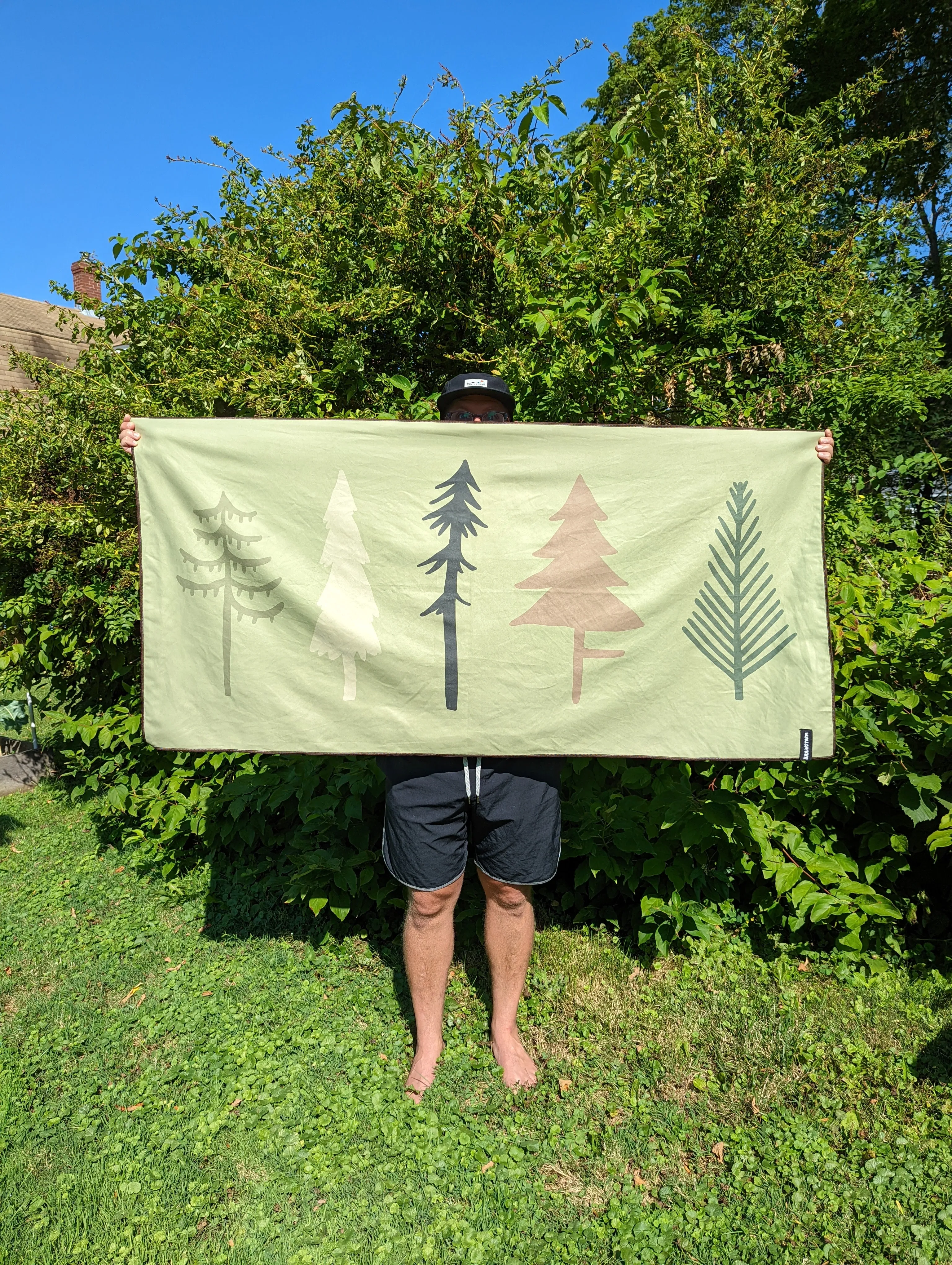 Pine Trees Quick Dry Towel