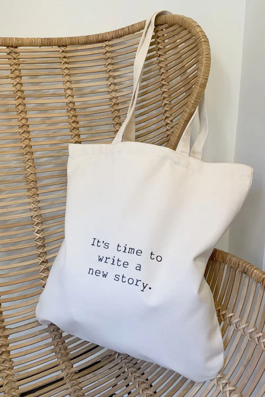 "New Story" Tote Bag