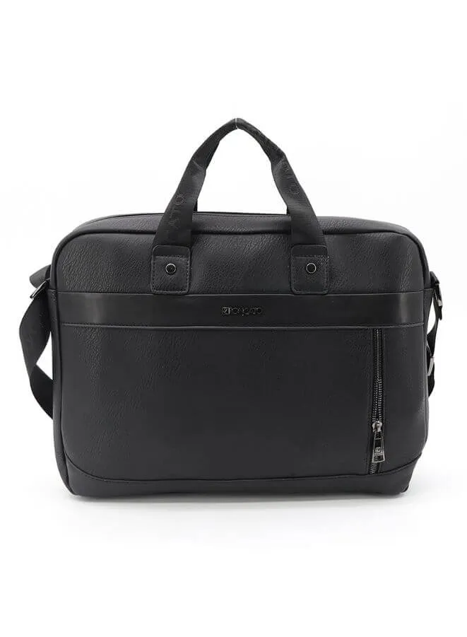 R Roncato Faux leather Laptop Bag for Men, Fits For 15.6-Inch Laptop