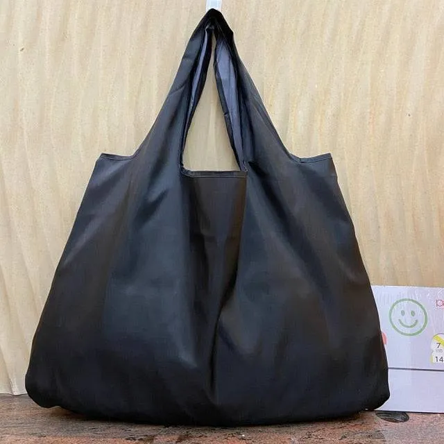 Reusable Shopping Bags - Eco-Friendly Foldable Groceries Pouch - Washable and Waterproof