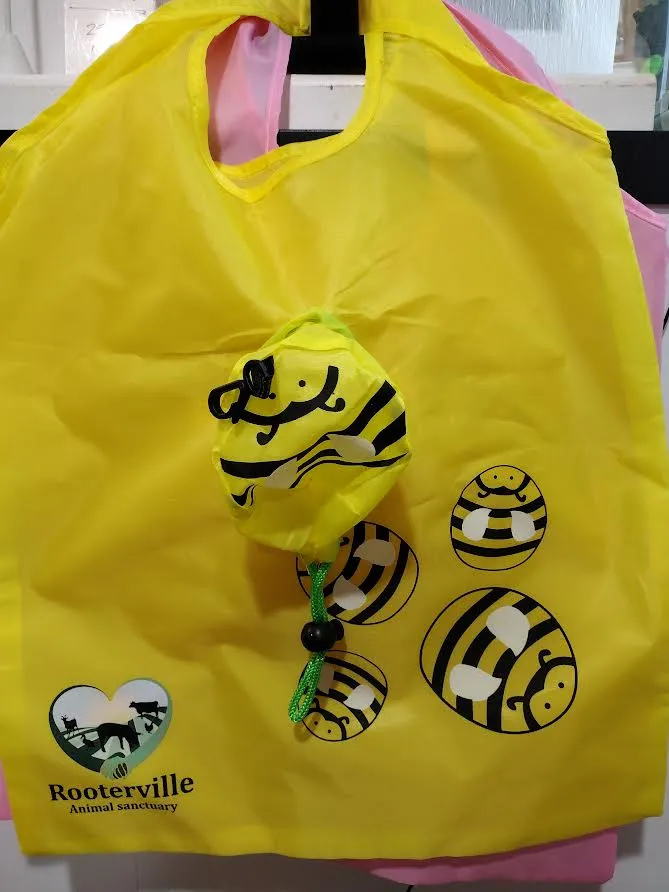 Reusable Waterproof Shopping Bags Pig Cow Honeybee Ladybug