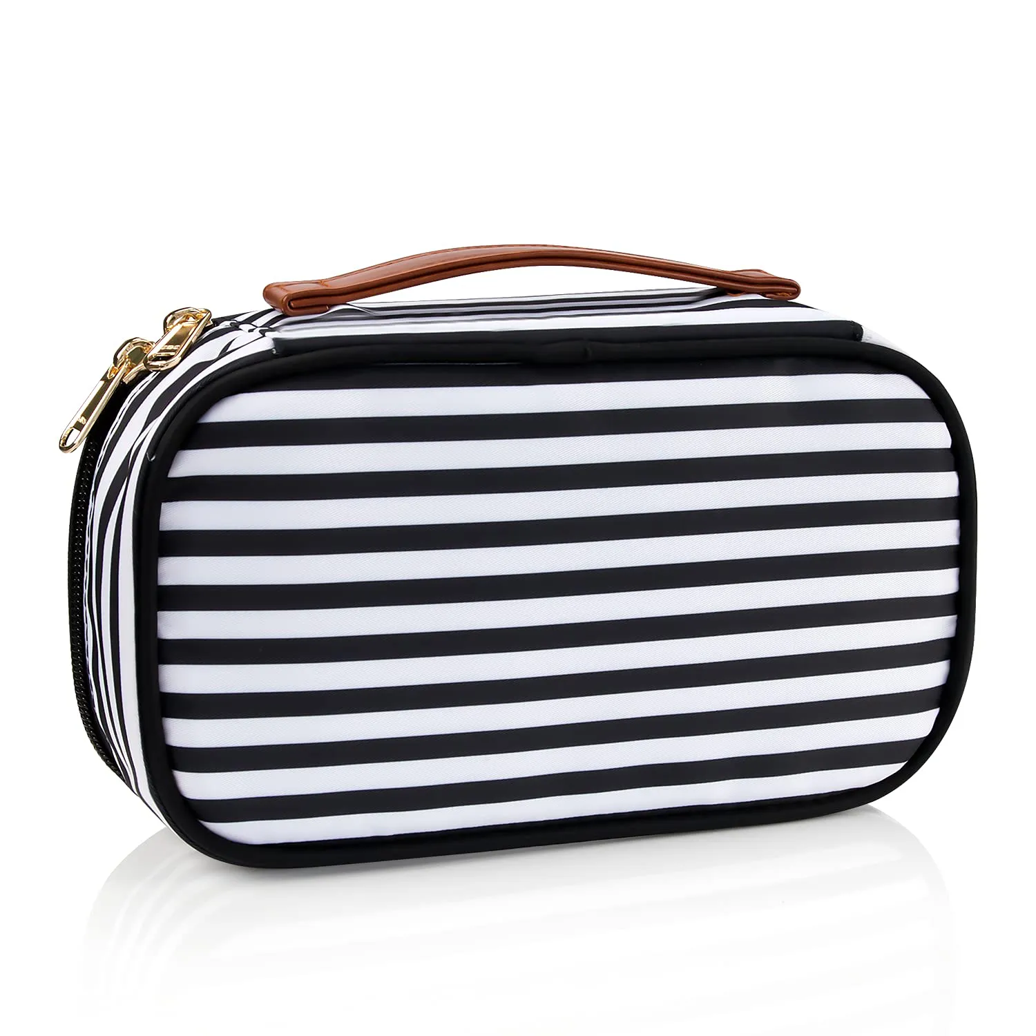 Small Cosmetic Bag,Portable Cute Travel Makeup Bag for Women and Girls Makeup Brush Organizer Cosmetics Pouch Bags