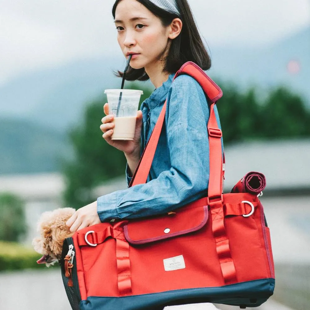 Sputnik Multi-Function Lightweight Breathable Pet Carrier Bag (Red)