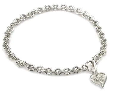 Teardrop Toggle Choker with Textured Heart