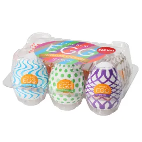 TENGA Easy Beat Egg Penis Sleeves 6 pack - Wonder