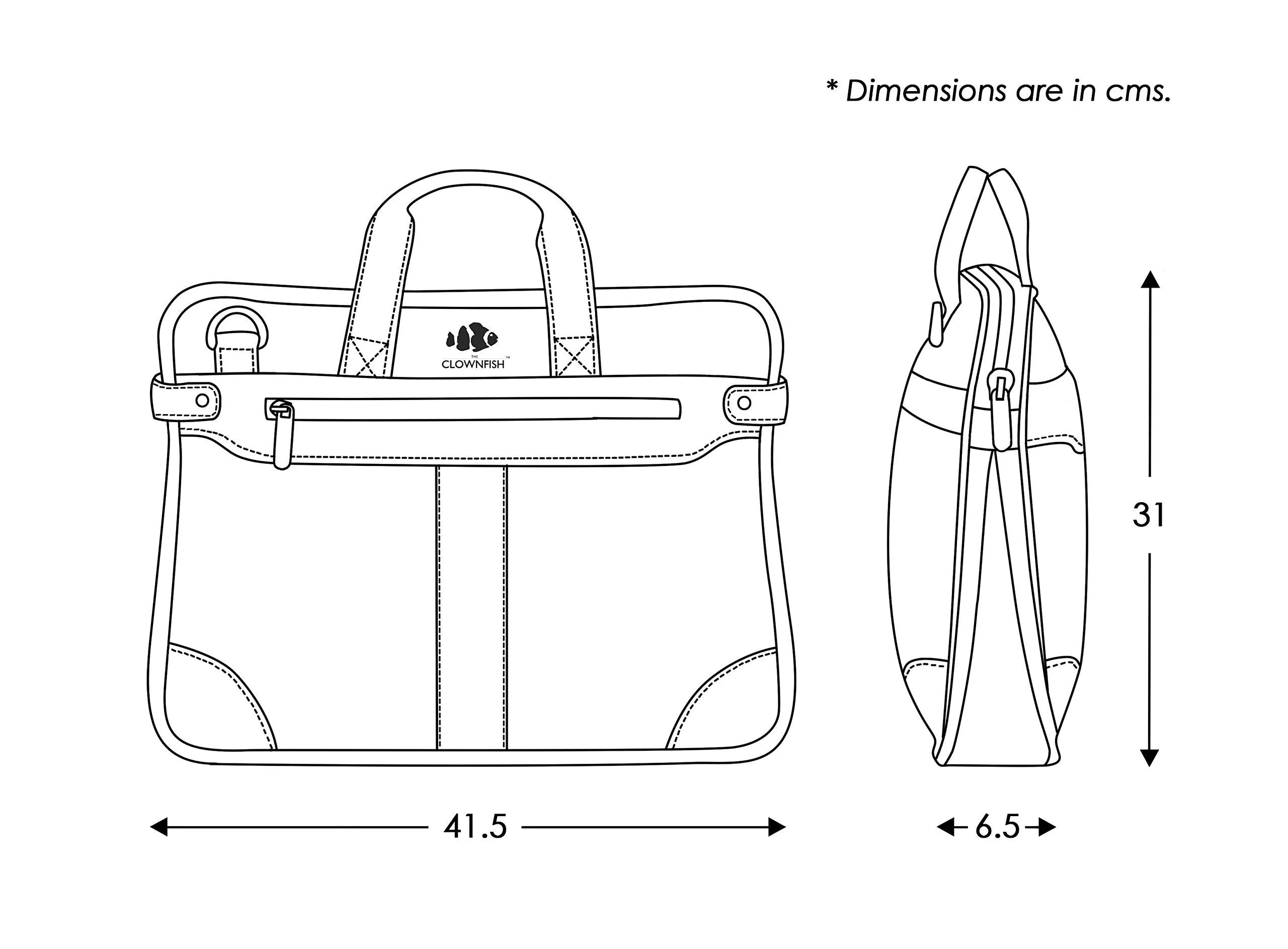 THE CLOWNFISH Royal Synthetic Leather Laptop Briefcase - | Laptop bag | Messenger bag (Caramel) With 365 days warranty