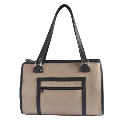 The Payton Carrier in Khaki - Black Trim