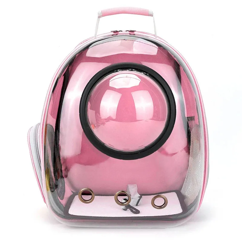 Transparent Bubble Cat Backpack - Portable Breathable Pet Travel Carrier