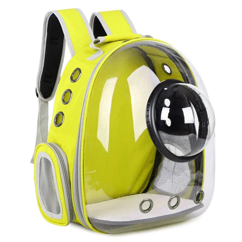 Transparent Bubble Cat Backpack - Portable Breathable Pet Travel Carrier