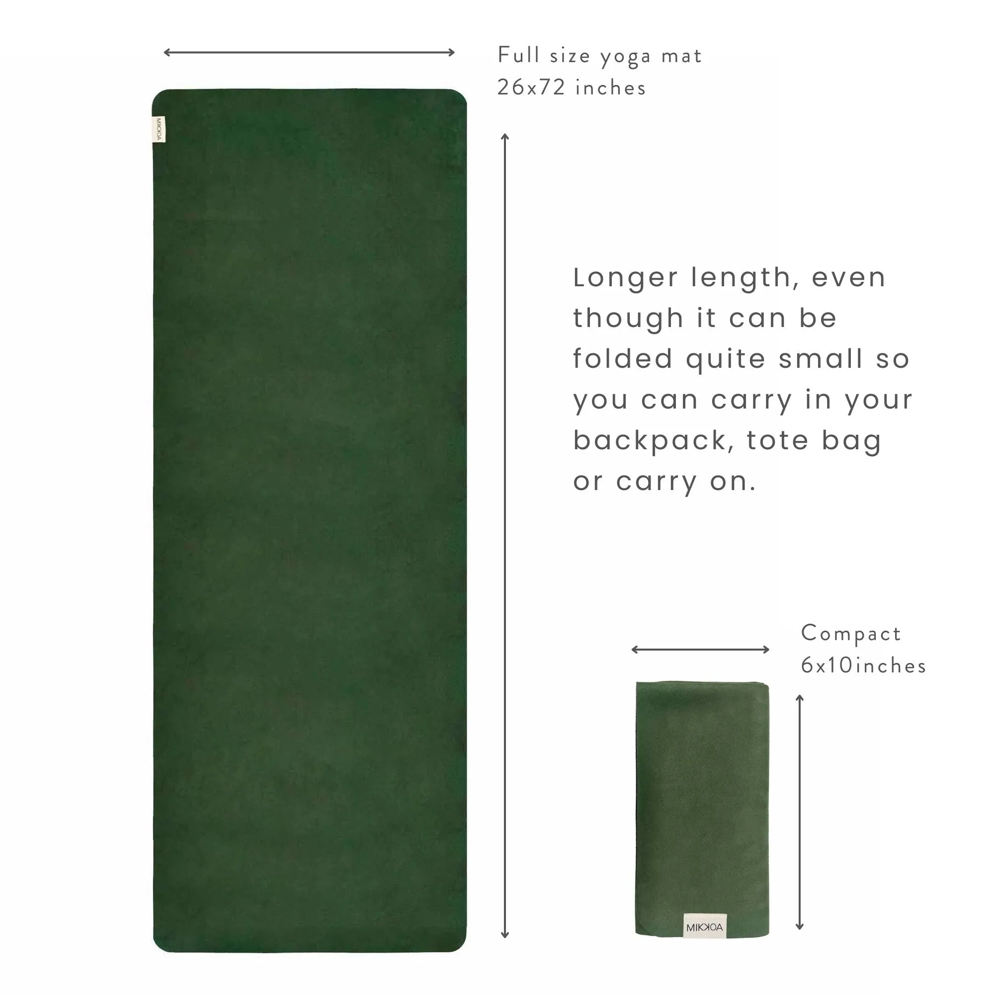 Travel Yoga Mat – OLIVE