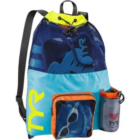 TYR Mesh Mummy Backpack - Blue Yellow