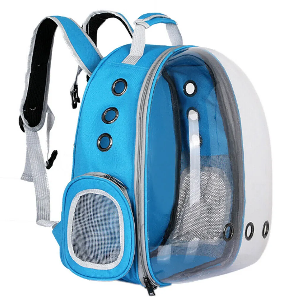 US Astronaut Pet Cat Dog Puppy Carrier Backpack Travel Bag Case Capsule Fullview