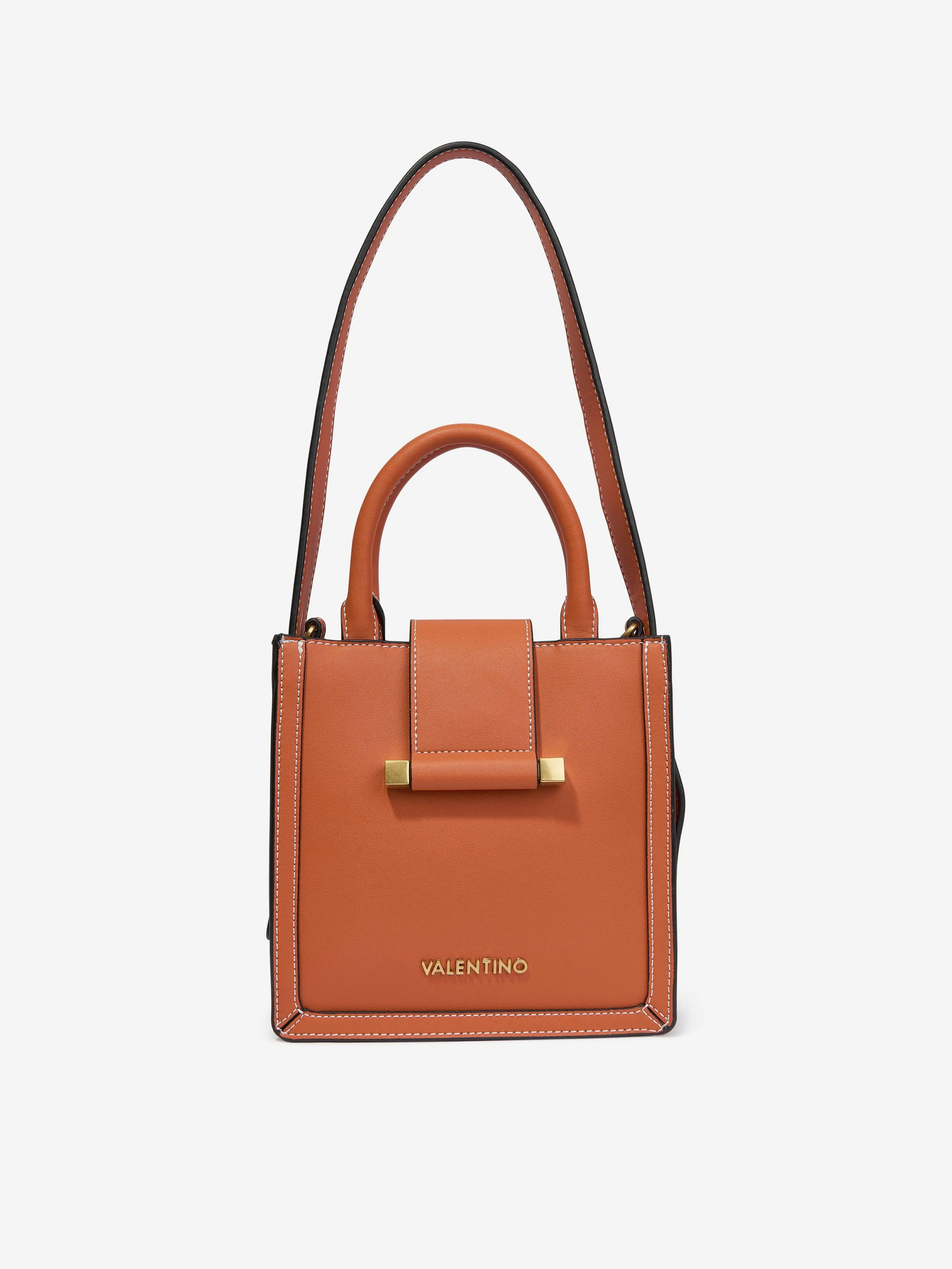 Valentino Girls Frosty Shopping Bag in Orange (W:19cm)