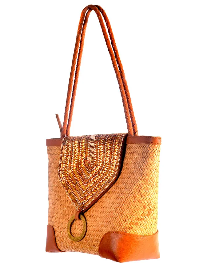 Victoria Rattan Bag