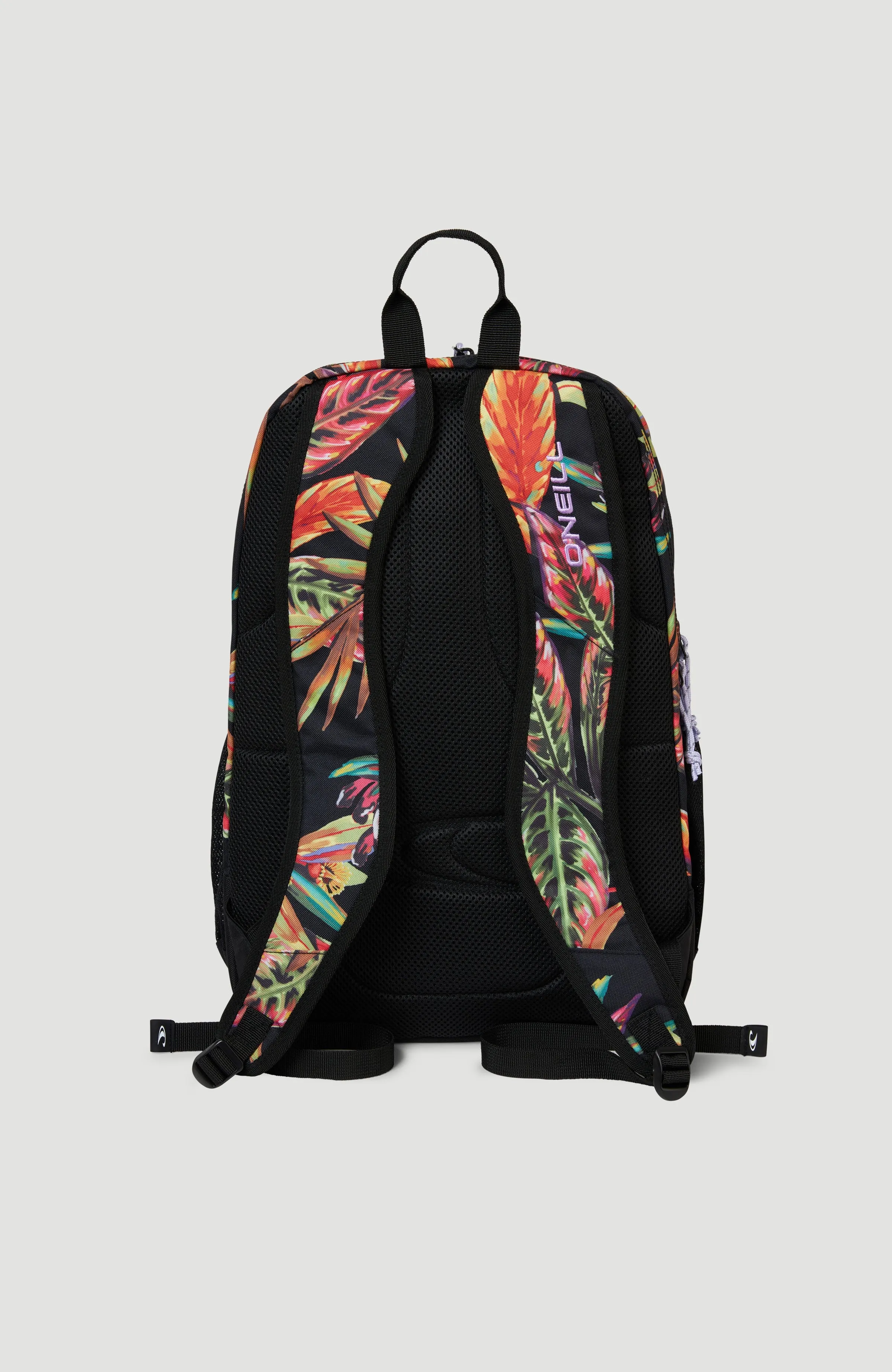 Wedge Backpack | Black Flower