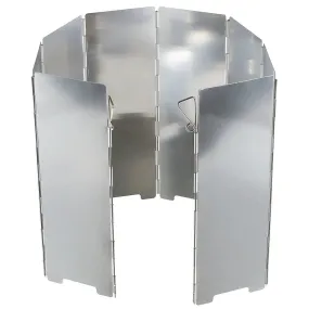 Windscreen, Aluminium, foldable, large, 8 blades, ca. 67 x 24 cm