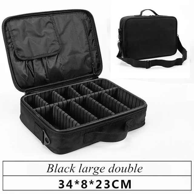 Women High Quality Professional Makeup Organizer Bolso Mujer Cosmetic Case