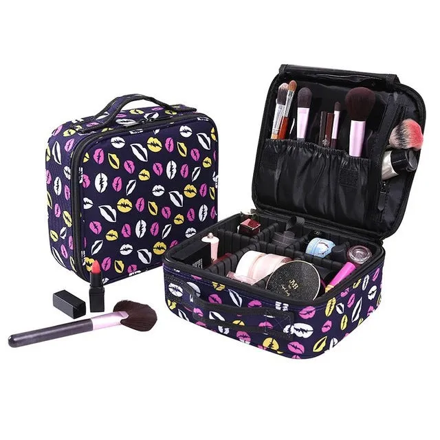 Women High Quality Professional Makeup Organizer Bolso Mujer Cosmetic Case