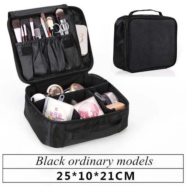 Women High Quality Professional Makeup Organizer Bolso Mujer Cosmetic Case