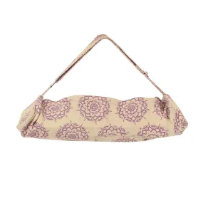 Yoga Mad Jute Cotton Patterned Yoga Mat Bag