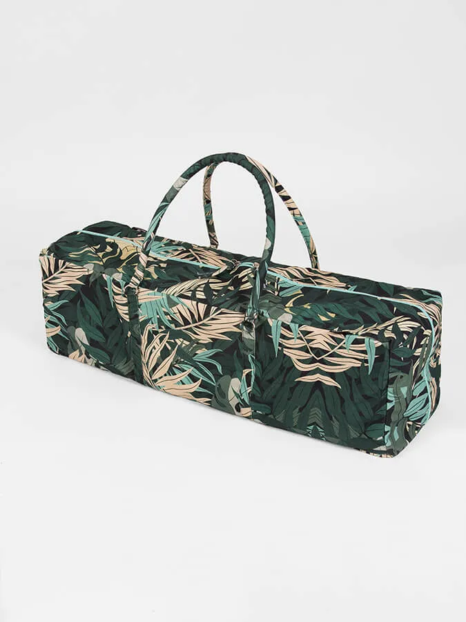 Yoga Studio GOTS Organic Cotton Designed Yoga Equipment Kit Bag - Floral Collection